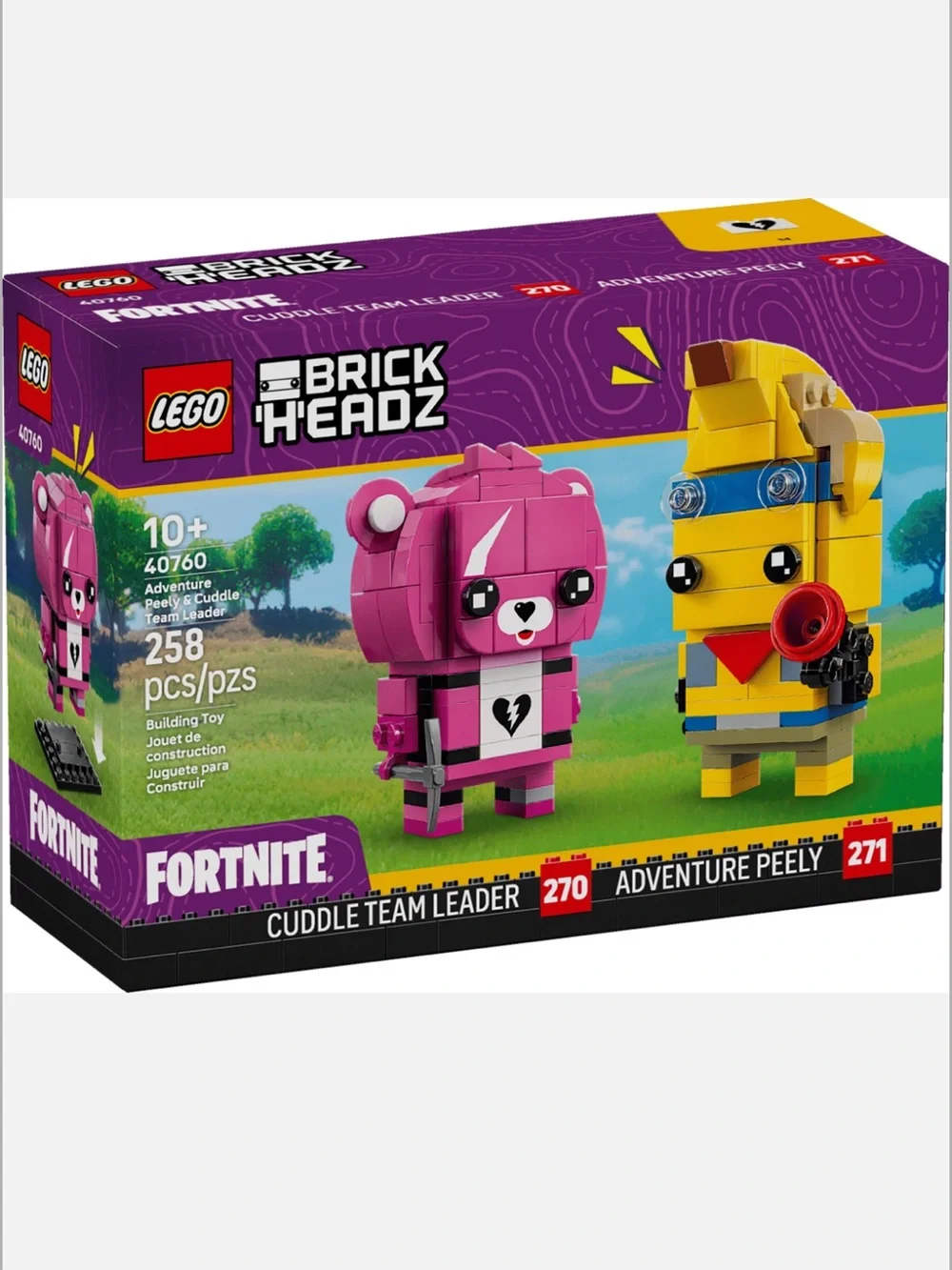 Lego BrickHeadz Fortnite Cuddle Team Leader & Adventure Peely